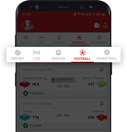 Select your fantasy football game