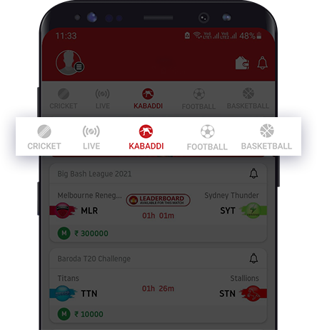 Select Your Fantasy Kabaddi Game